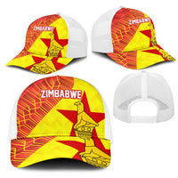 Zimbabwe Cricket Mesh Trucker Cap Flame Warriors Zimbabwe Spirit - Wonder Print Shop