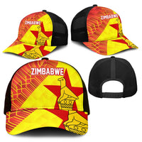 Zimbabwe Cricket Mesh Trucker Cap Flame Warriors Zimbabwe Spirit - Wonder Print Shop