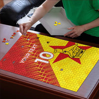 Custom Zimbabwe Cricket Puzzle Flame Warriors Zimbabwe Spirit - Wonder Print Shop