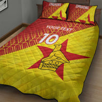 Custom Zimbabwe Cricket Quilt Bed Set Flame Warriors Zimbabwe Spirit - Wonder Print Shop