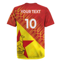 Custom Zimbabwe Cricket Rugby Jersey Flame Warriors Zimbabwe Spirit - Wonder Print Shop