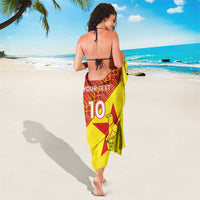 Custom Zimbabwe Cricket Sarong Flame Warriors Zimbabwe Spirit - Wonder Print Shop