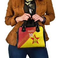 Custom Zimbabwe Cricket Shoulder Handbag Flame Warriors Zimbabwe Spirit - Wonder Print Shop