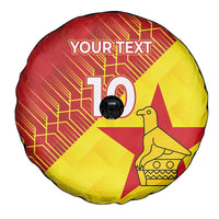 Custom Zimbabwe Cricket Spare Tire Cover Flame Warriors Zimbabwe Spirit - Wonder Print Shop