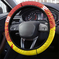 Zimbabwe Cricket Steering Wheel Cover Flame Warriors Zimbabwe Spirit - Wonder Print Shop