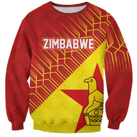 Custom Zimbabwe Cricket Sweatshirt Flame Warriors Zimbabwe Spirit - Wonder Print Shop