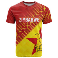 Custom Zimbabwe Cricket T Shirt Flame Warriors Zimbabwe Spirit - Wonder Print Shop
