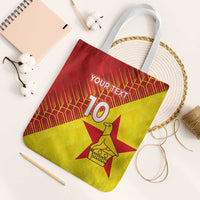 Custom Zimbabwe Cricket Tote Bag Flame Warriors Zimbabwe Spirit - Wonder Print Shop