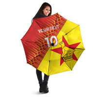 Custom Zimbabwe Cricket Umbrella Flame Warriors Zimbabwe Spirit - Wonder Print Shop
