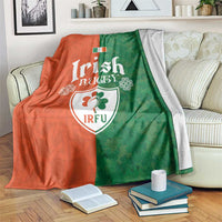 Irish Rugby Blanket Shamrock with Celtics Vibes The Half Style - Wonder Print Shop