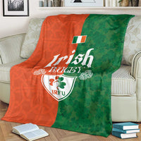Irish Rugby Blanket Shamrock with Celtics Vibes The Half Style - Wonder Print Shop
