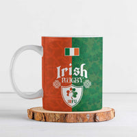 Custom Irish Rugby Ceramic Mug Shamrock with Celtics Vibes The Half Style - Wonder Print Shop