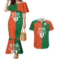Custom Irish Rugby Couples Matching Mermaid Dress and Hawaiian Shirt Shamrock with Celtics Vibes The Half Style - Wonder Print Shop