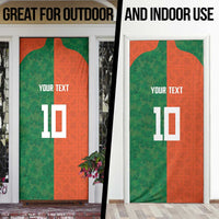 Custom Irish Rugby Door Cover Shamrock with Celtics Vibes The Half Style - Wonder Print Shop