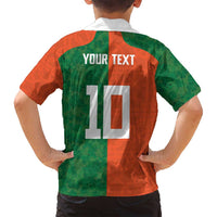 Custom Irish Rugby Family Matching Long Sleeve Bodycon Dress and Hawaiian Shirt Shamrock with Celtics Vibes The Half Style - Wonder Print Shop