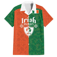 Custom Irish Rugby Family Matching Off Shoulder Short Dress and Hawaiian Shirt Shamrock with Celtics Vibes The Half Style - Wonder Print Shop