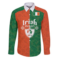 Custom Irish Rugby Family Matching Short Sleeve Bodycon Dress and Hawaiian Shirt Shamrock with Celtics Vibes The Half Style - Wonder Print Shop