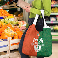 Irish Rugby Grocery Bag Shamrock with Celtics Vibes The Half Style - Wonder Print Shop