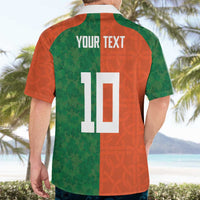 Custom Irish Rugby Hawaiian Shirt Shamrock with Celtics Vibes The Half Style - Wonder Print Shop