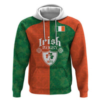 Custom Irish Rugby Hoodie Shamrock with Celtics Vibes The Half Style - Wonder Print Shop