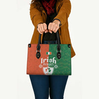 Irish Rugby Leather Bag Shamrock with Celtics Vibes The Half Style - Wonder Print Shop