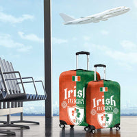 Irish Rugby Luggage Cover Shamrock with Celtics Vibes The Half Style - Wonder Print Shop