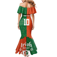 Custom Irish Rugby Mermaid Dress Shamrock with Celtics Vibes The Half Style - Wonder Print Shop