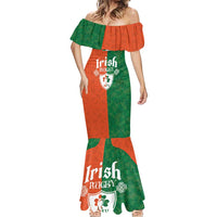 Custom Irish Rugby Mermaid Dress Shamrock with Celtics Vibes The Half Style - Wonder Print Shop