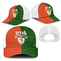 Irish Rugby Mesh Trucker Cap Shamrock with Celtics Vibes The Half Style - Wonder Print Shop