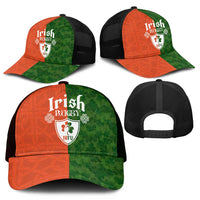 Irish Rugby Mesh Trucker Cap Shamrock with Celtics Vibes The Half Style - Wonder Print Shop