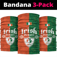Irish Rugby Neck Gaiter Shamrock with Celtics Vibes The Half Style - Wonder Print Shop