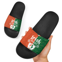 Irish Rugby Slide Sandals Shamrock with Celtics Vibes The Half Style - Wonder Print Shop