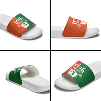 Irish Rugby Slide Sandals Shamrock with Celtics Vibes The Half Style - Wonder Print Shop