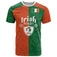 Custom Irish Rugby T Shirt Shamrock with Celtics Vibes The Half Style - Wonder Print Shop