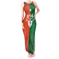 Custom Irish Rugby Tank Maxi Dress Shamrock with Celtics Vibes The Half Style - Wonder Print Shop