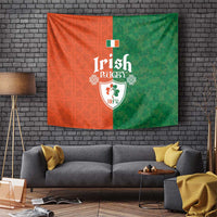 Irish Rugby Tapestry Shamrock with Celtics Vibes The Half Style - Wonder Print Shop