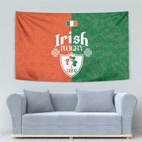 Irish Rugby Tapestry Shamrock with Celtics Vibes The Half Style - Wonder Print Shop