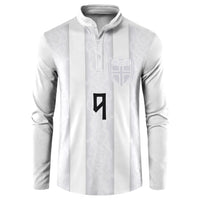 Custom Norway Football Button Sweatshirt Norge Viking Ornament Whiteout