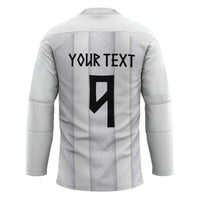 Custom Norway Football Hockey Jersey Norge Viking Ornament Whiteout