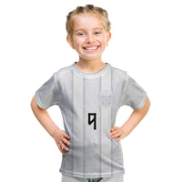 Custom Norway Football Kid T Shirt Norge Viking Ornament Whiteout