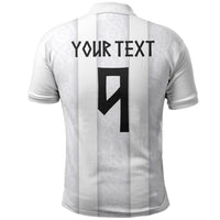 Custom Norway Football Polo Shirt Norge Viking Ornament Whiteout