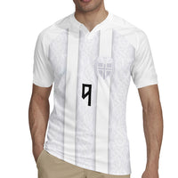 Custom Norway Football Rugby Jersey Norge Viking Ornament Whiteout