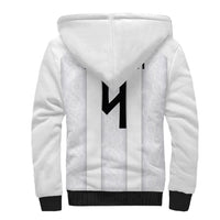 Custom Norway Football Sherpa Hoodie Norge Viking Ornament Whiteout