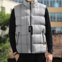 Custom Norway Football Sleeveless Puffer Jacket Norge Viking Ornament Whiteout