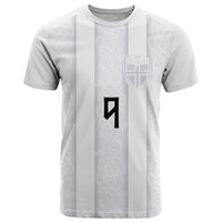 Custom Norway Football T Shirt Norge Viking Ornament Whiteout