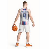 Custom Norway Football Basketball Jersey Norge Viking Ornament Vertical Stripe Sporty Style