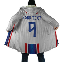 Custom Norway Football Cloak Norge Viking Ornament Vertical Stripe Sporty Style