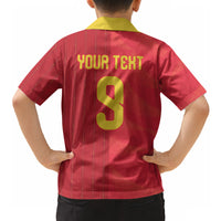 Custom Spain Football Hawaiian Shirt World Champions and Kings of Europe