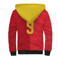 Custom Spain Football Sherpa Hoodie World Champions and Kings of Europe