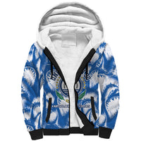 Cape Verde Football Sherpa Hoodie Blue Sharks - Unbeaten in 90 Minutes